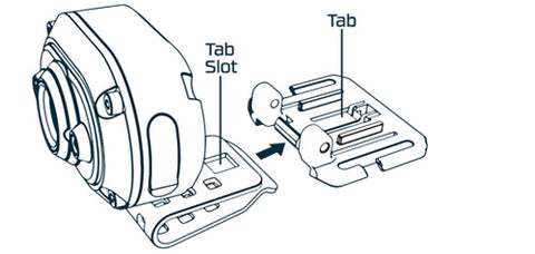 Nebo headlight versatile clip